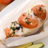 Saumon mozzarella tomates