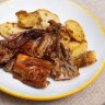 Lapin à la moutarde et vin blanc
