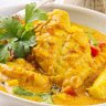 Curry de lotte au lait de coco