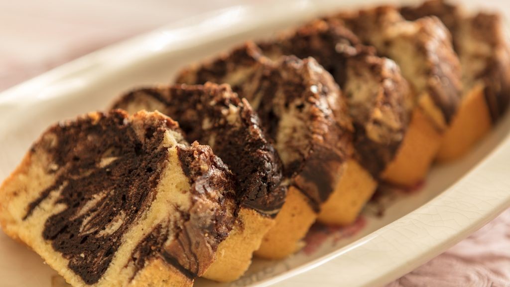 Gâteau marbré vanille chocolat