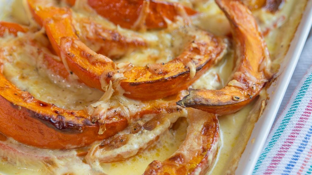 Gratin de butternut et lardons