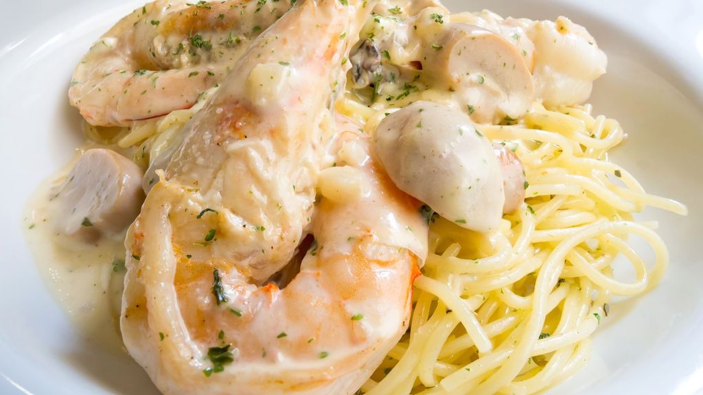 Blanquette de crevettes à la crème