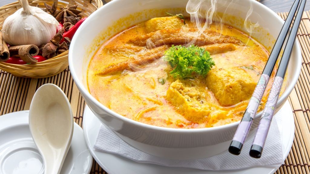 Poulet curry crémeux