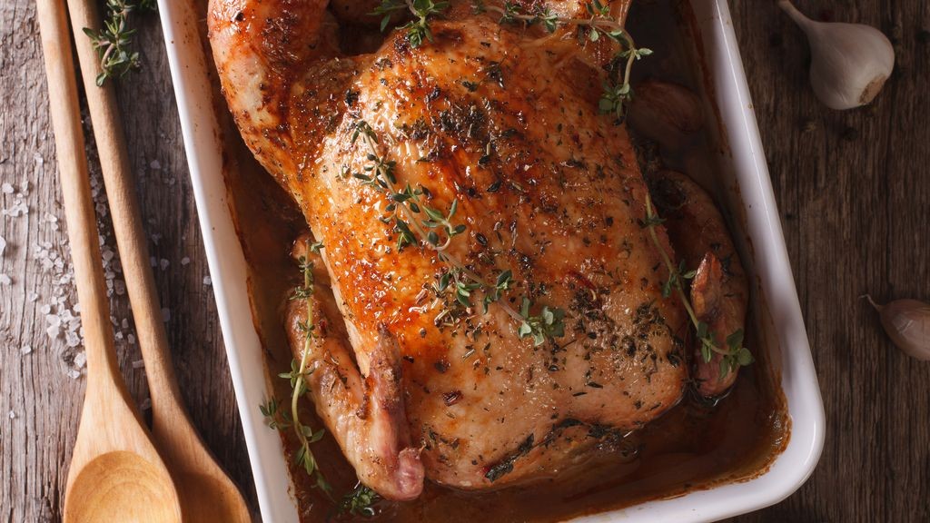 Poulet rôti aux tomates et citron