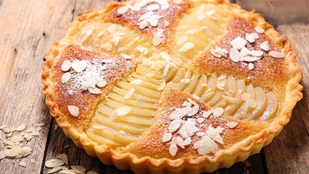 Tarte amandine aux poires