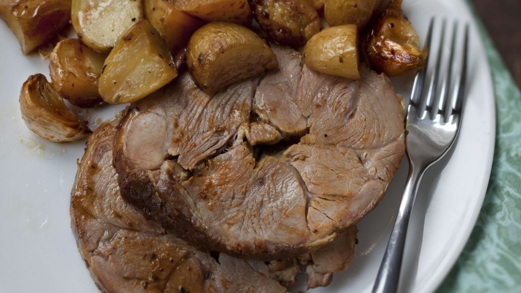 Gigot d'agneau aux pommes de terre