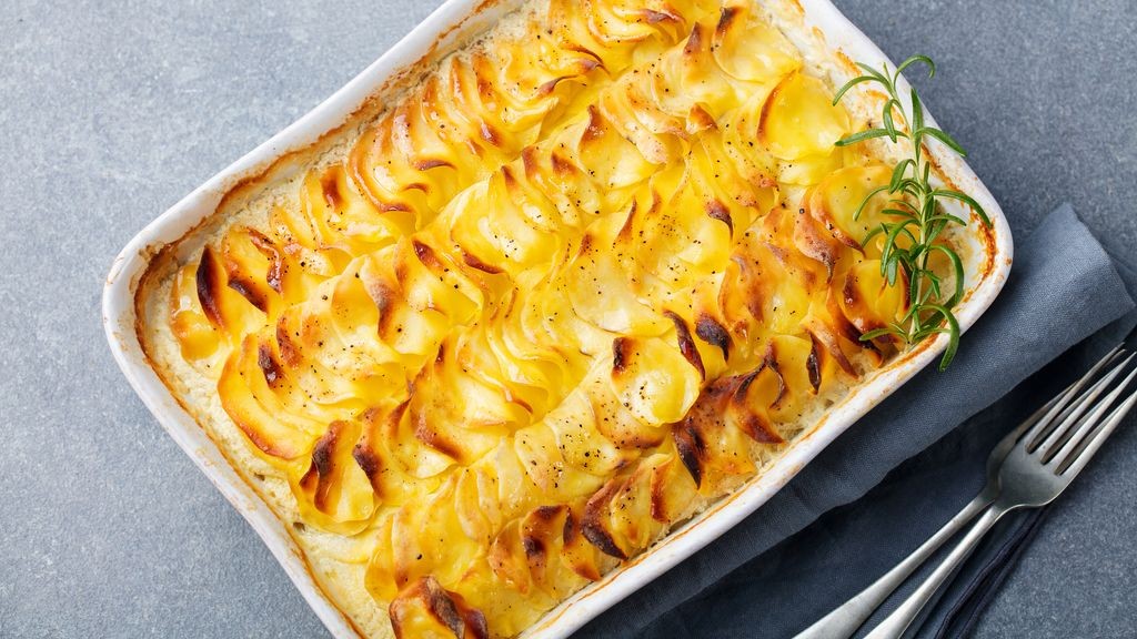 Gratin de pommes de terre à la crème