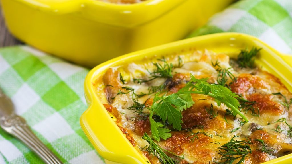 Gratin de cabillaud aux poivrons et tomates