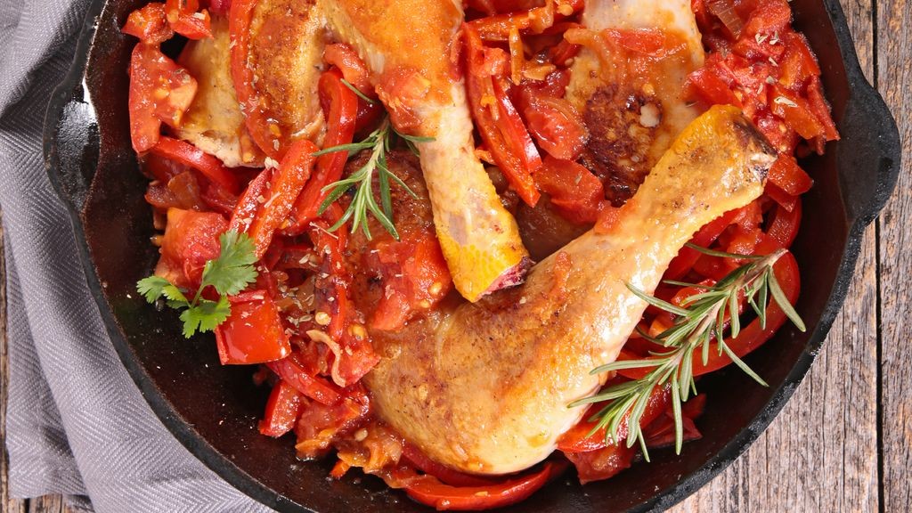 Poulet basquaise