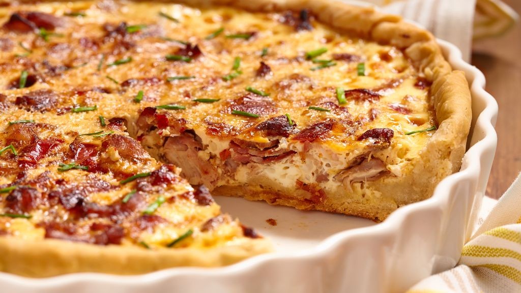 Tarte poireaux-lardons