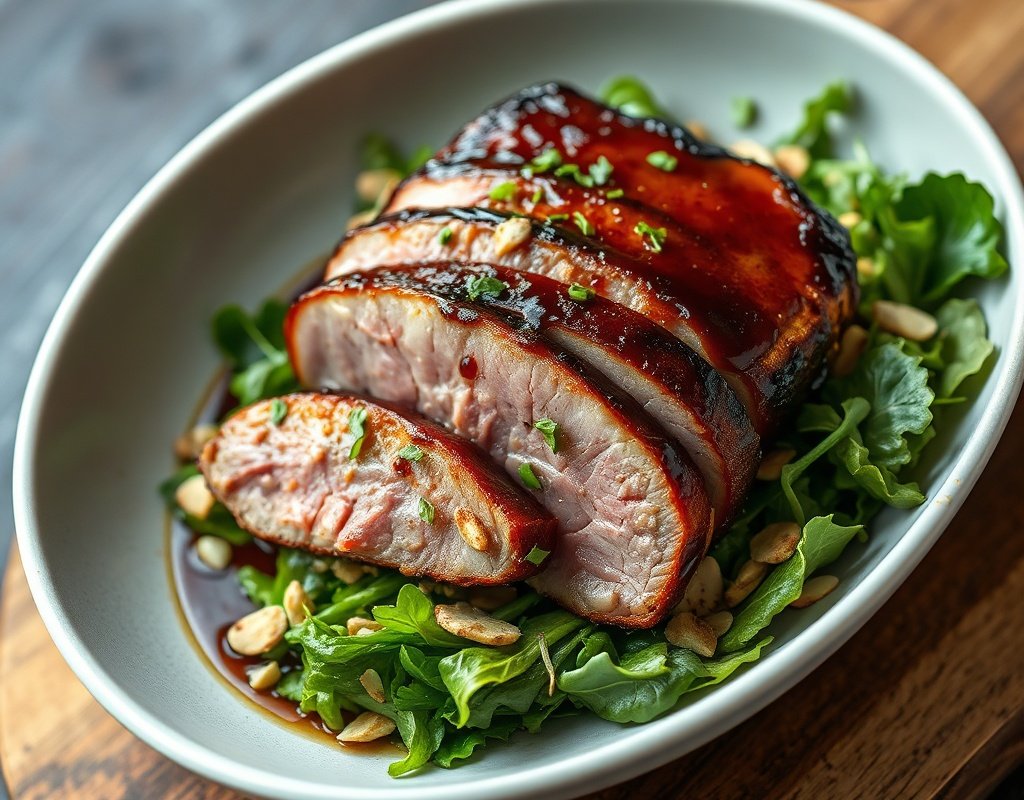 Magret de canard à l'orange et miel