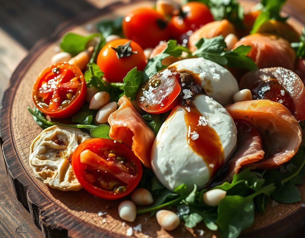 Salade italienne gourmande