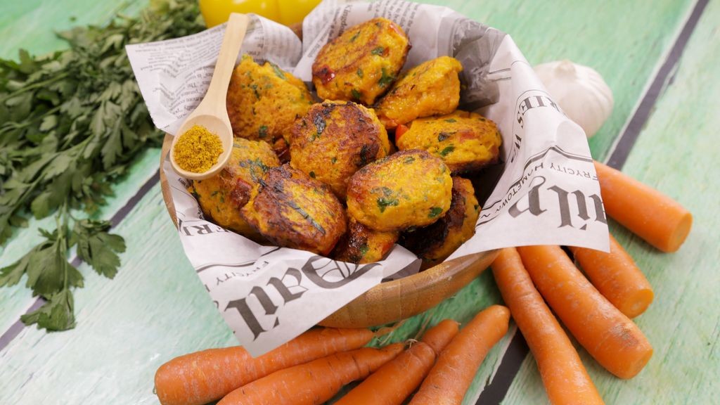Croquettes de carottes et curry