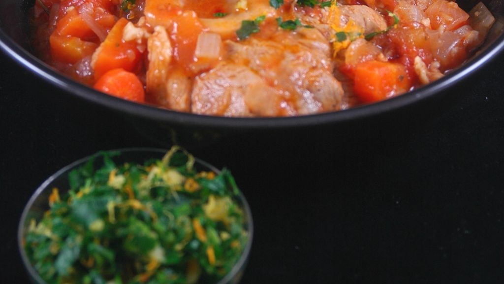 Osso bucco de veau mijoté