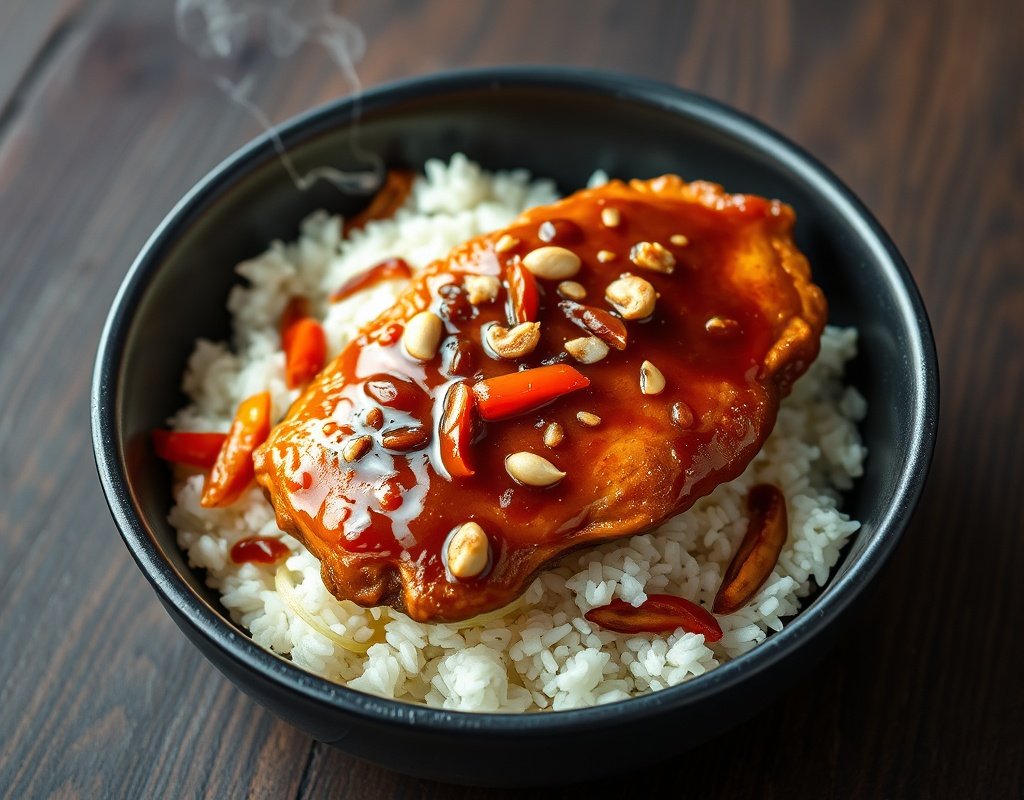 Poulet croustillant aux noix de cajou