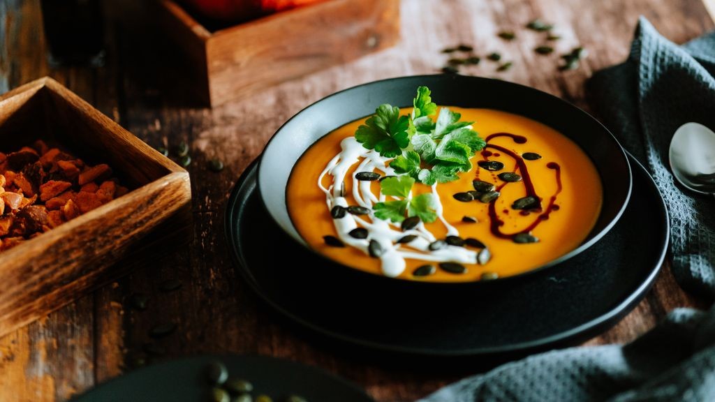 Velouté de potimarron et pommes de terre