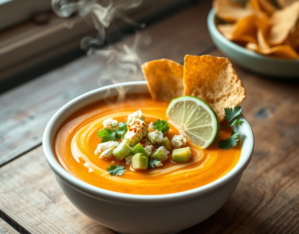 Soupe mexicaine crémeuse