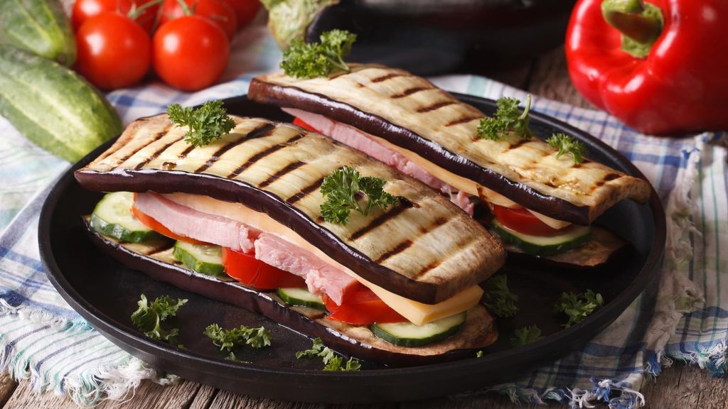 Croque-monsieur d'aubergine