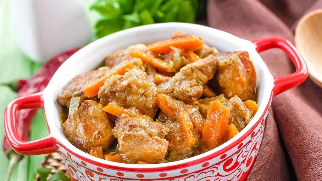 Sauté de veau aux olives et chorizo