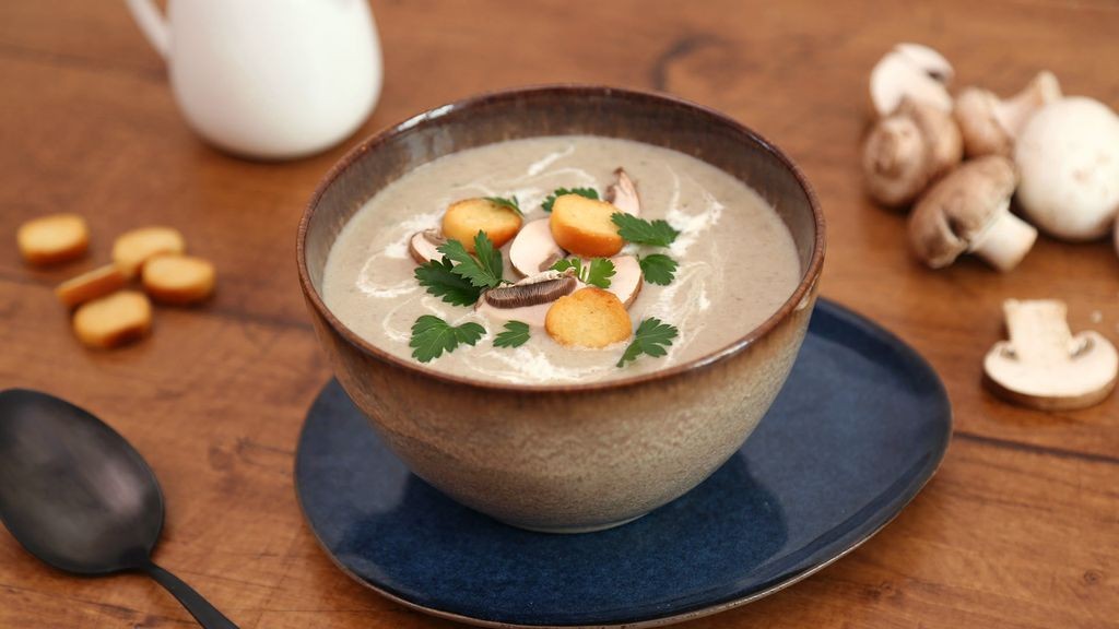 Soupe aux champignons et pommes de terre