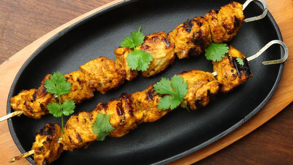 Brochettes de poulet épicées