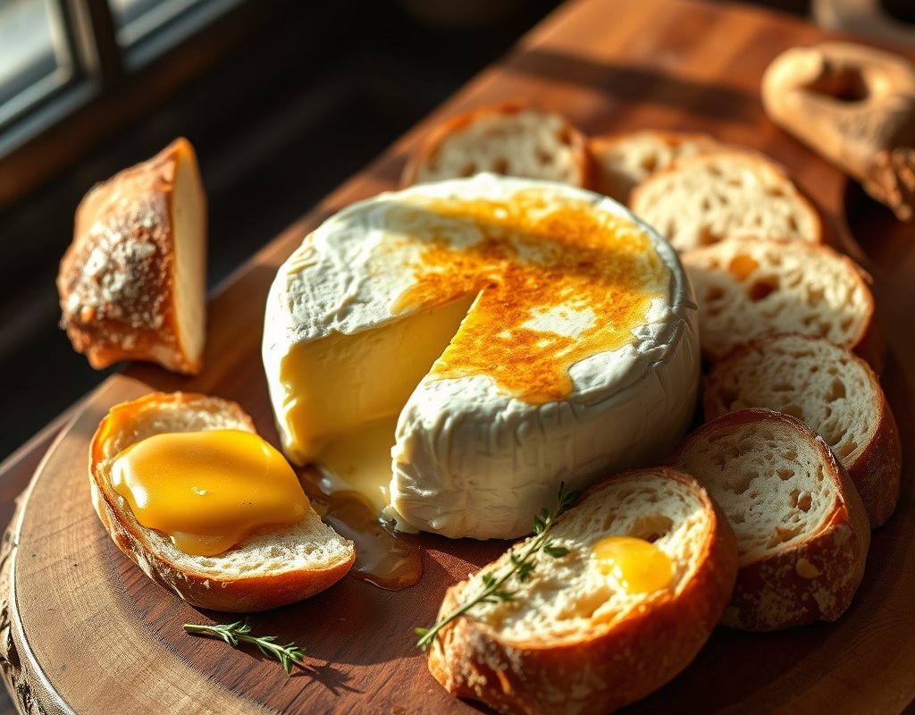 Camembert fondu au pain