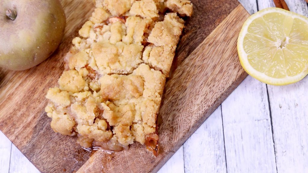 Crumble pommes-cannelle