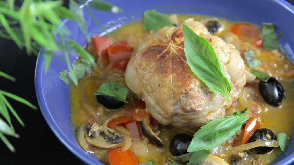 Paupiettes de veau aux tomates et olives