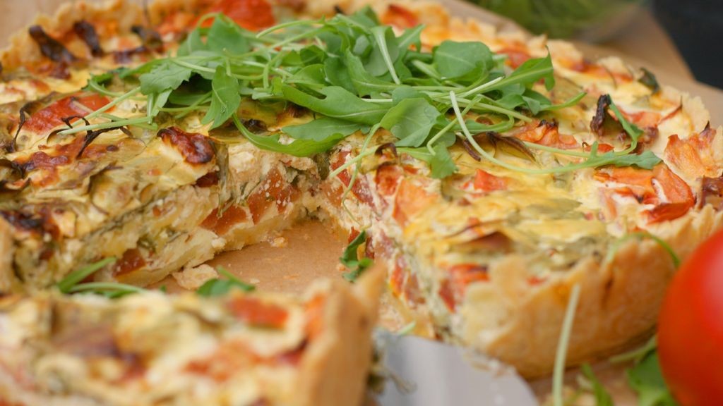 Quiche aux légumes et thon