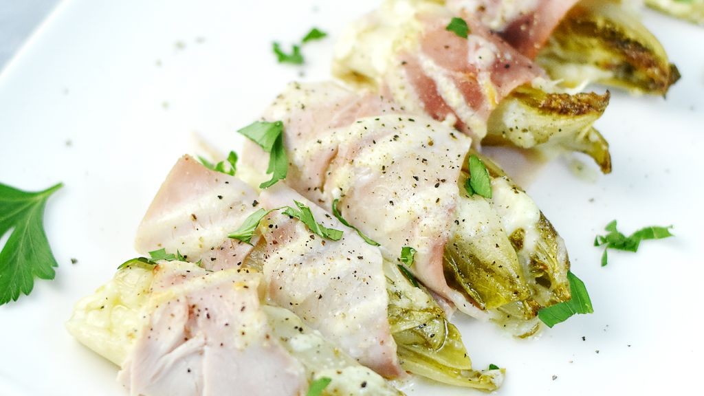 Endives au jambon gratinées