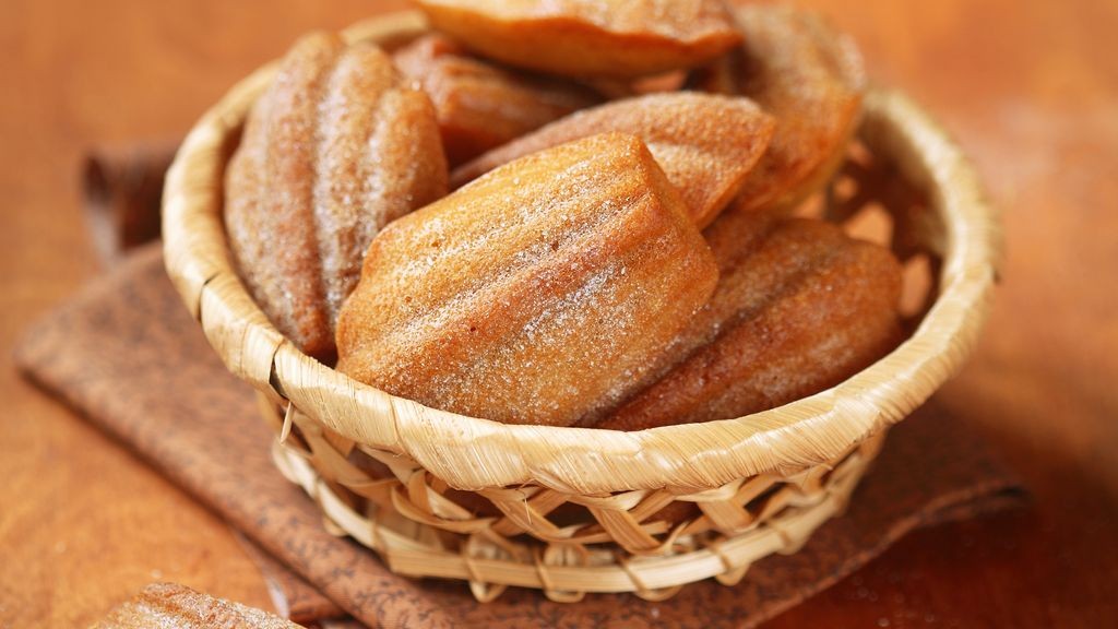 Madeleines au miel et citron