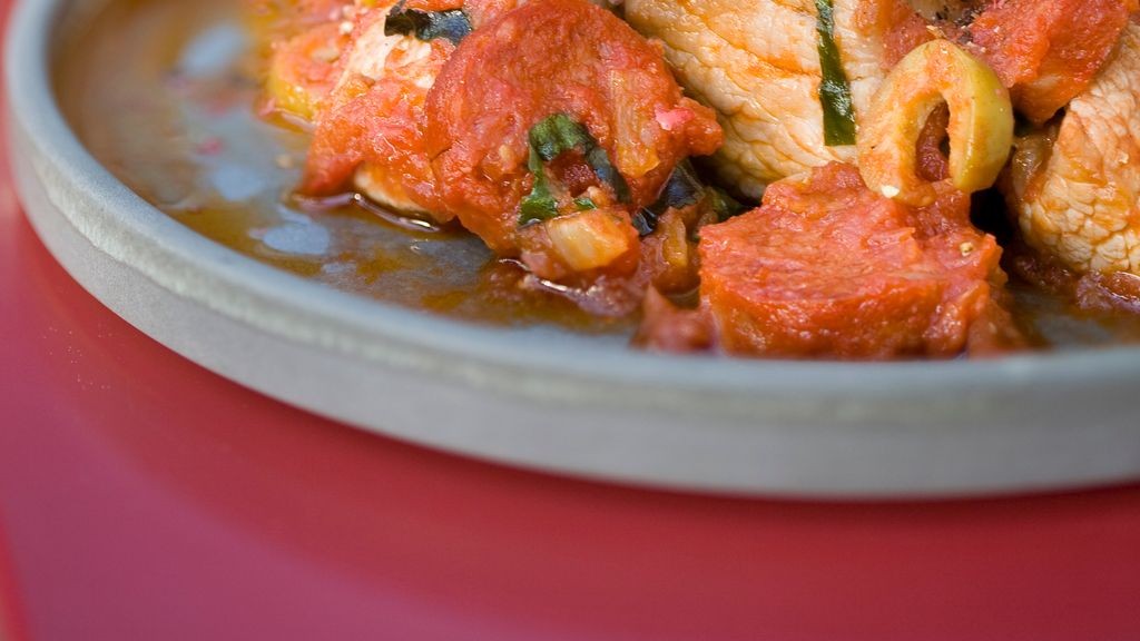 Sauté de veau au chorizo
