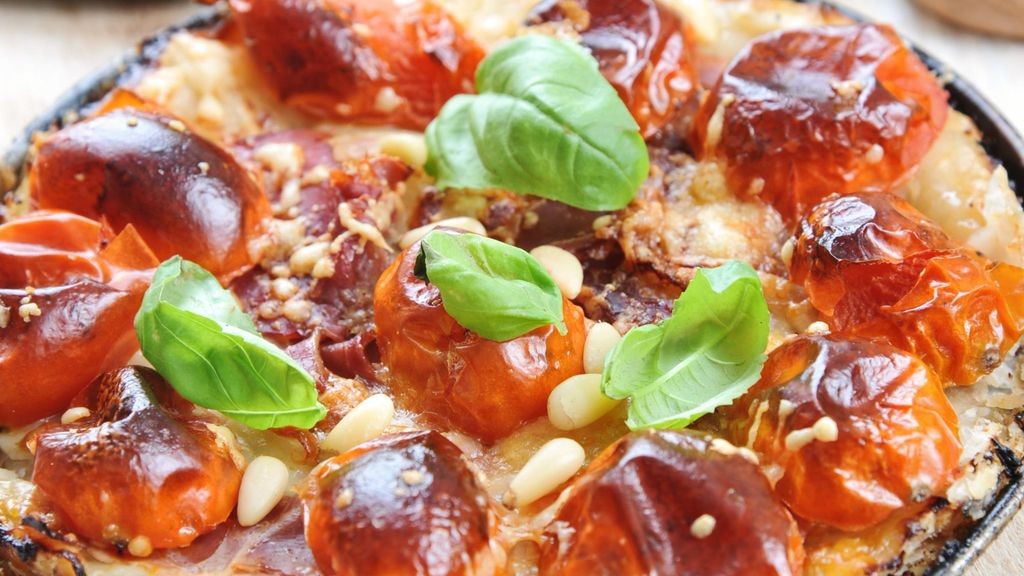 Tarte aux légumes rôtis