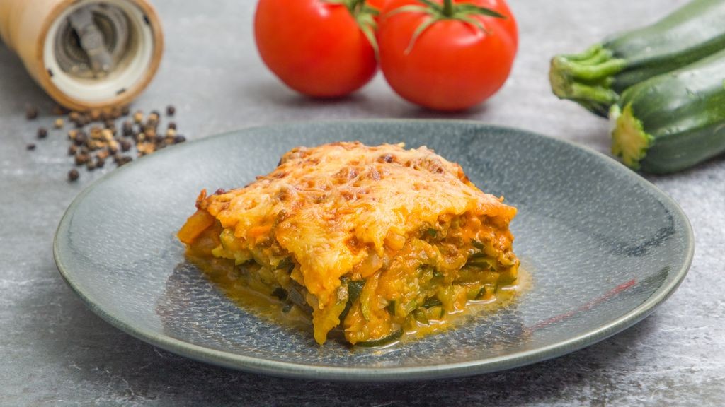 Gratin de courgettes et viande