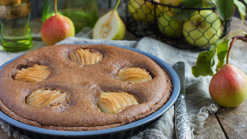 Tarte chocolat-poires