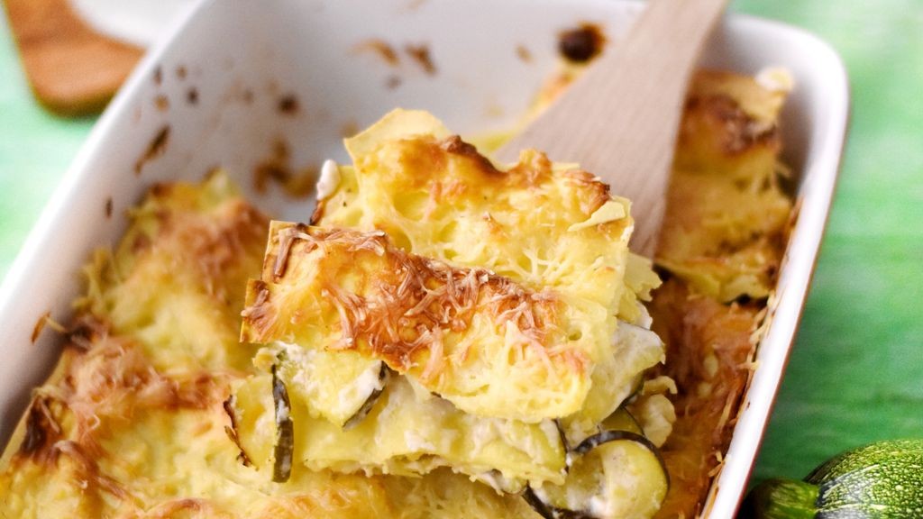 Lasagnes courgettes-chèvre