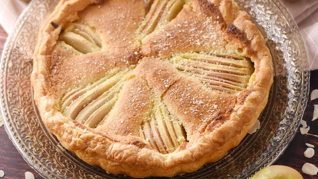 Tarte poire chocolat amande