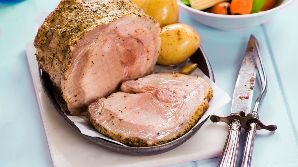Rôti de porc à la moutarde