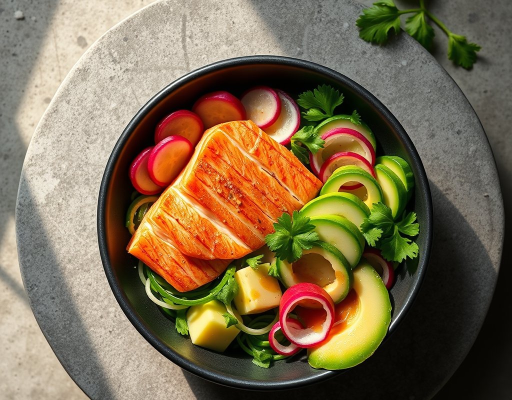 Bowl saumon avocat