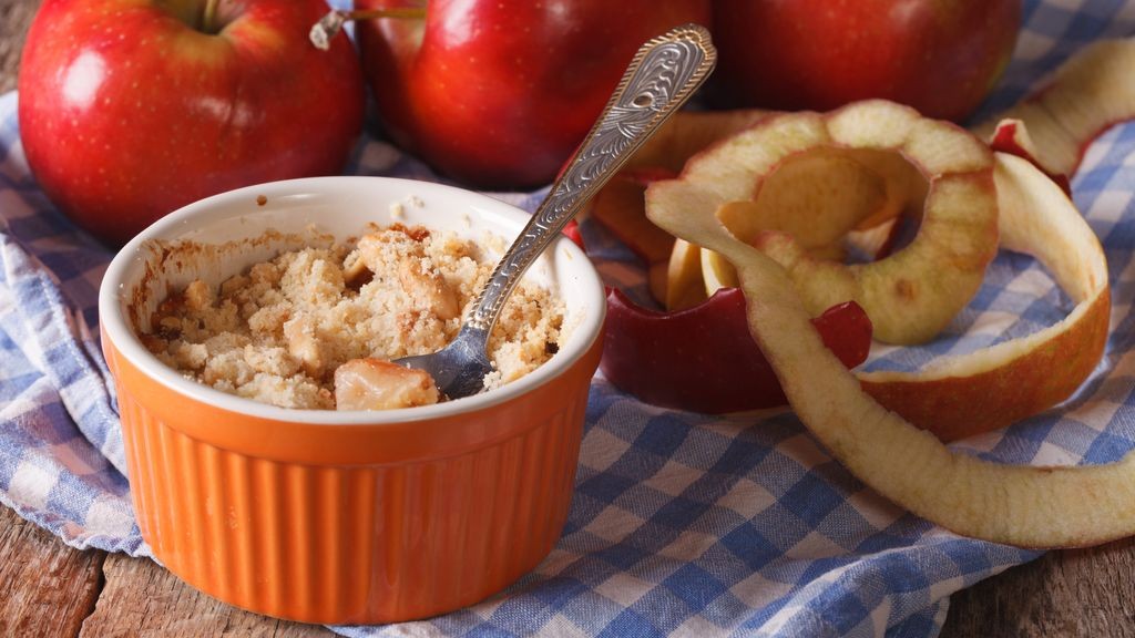 Crumble pomme-cannelle