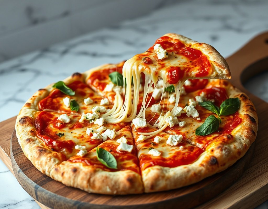 Pizza trois fromages