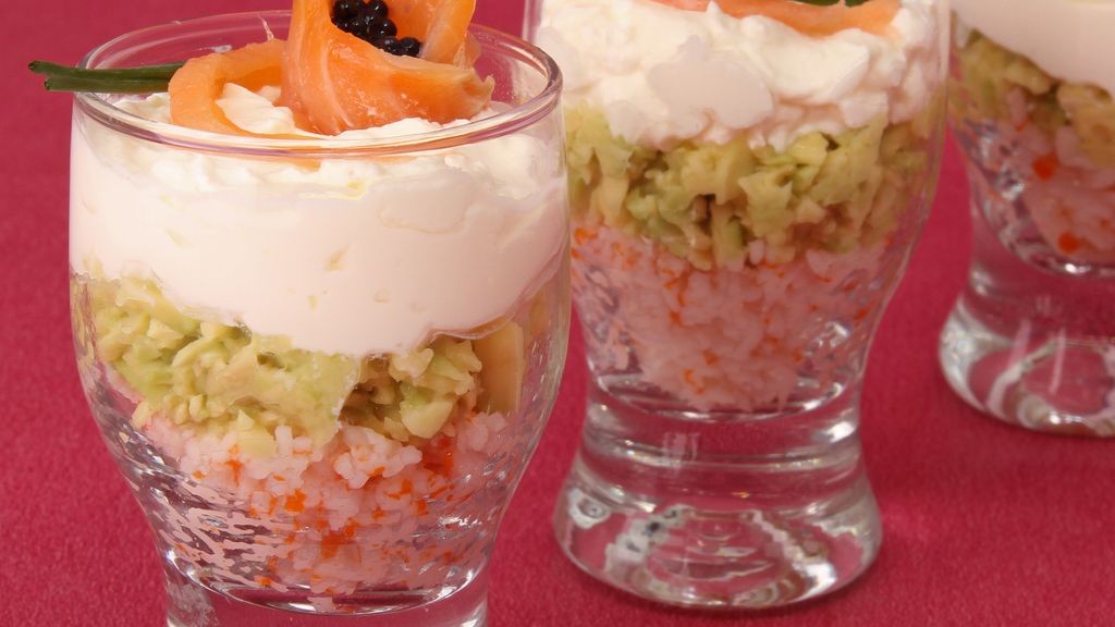Verrine fraîcheur saumon avocat