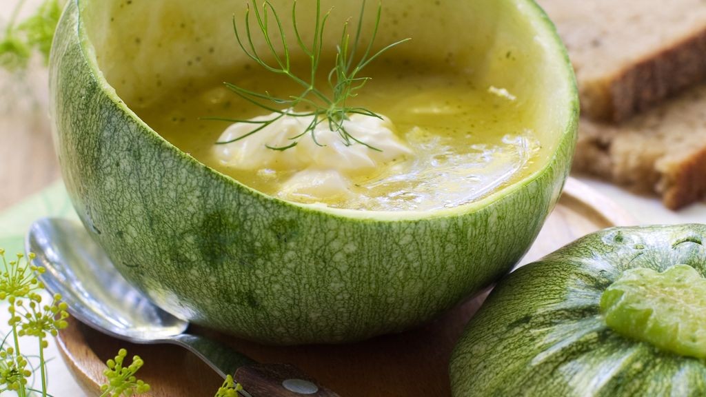 Velouté de courgettes crémeux
