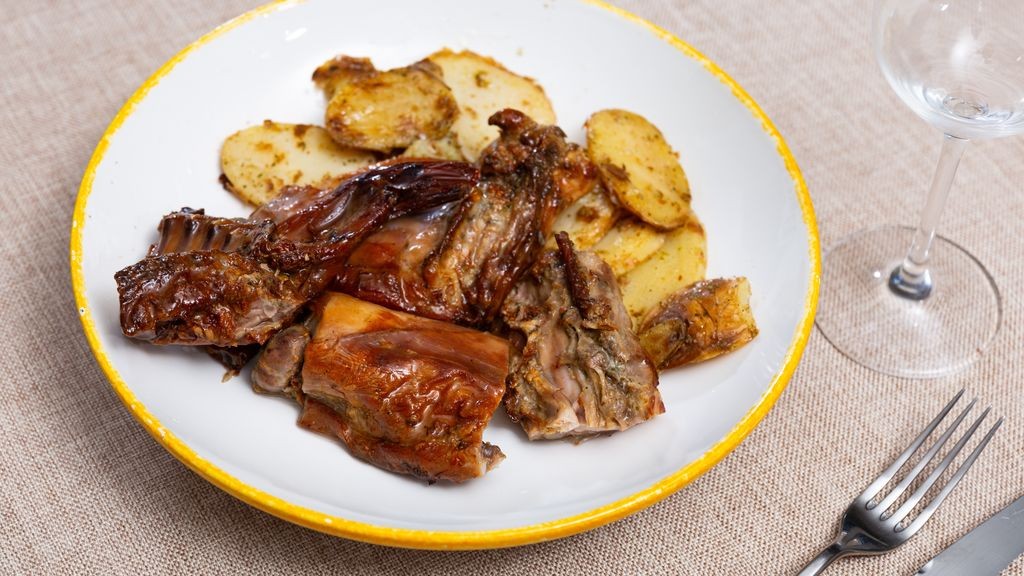 Lapin à la moutarde et vin blanc