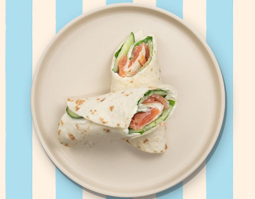 Wrap saumon frais