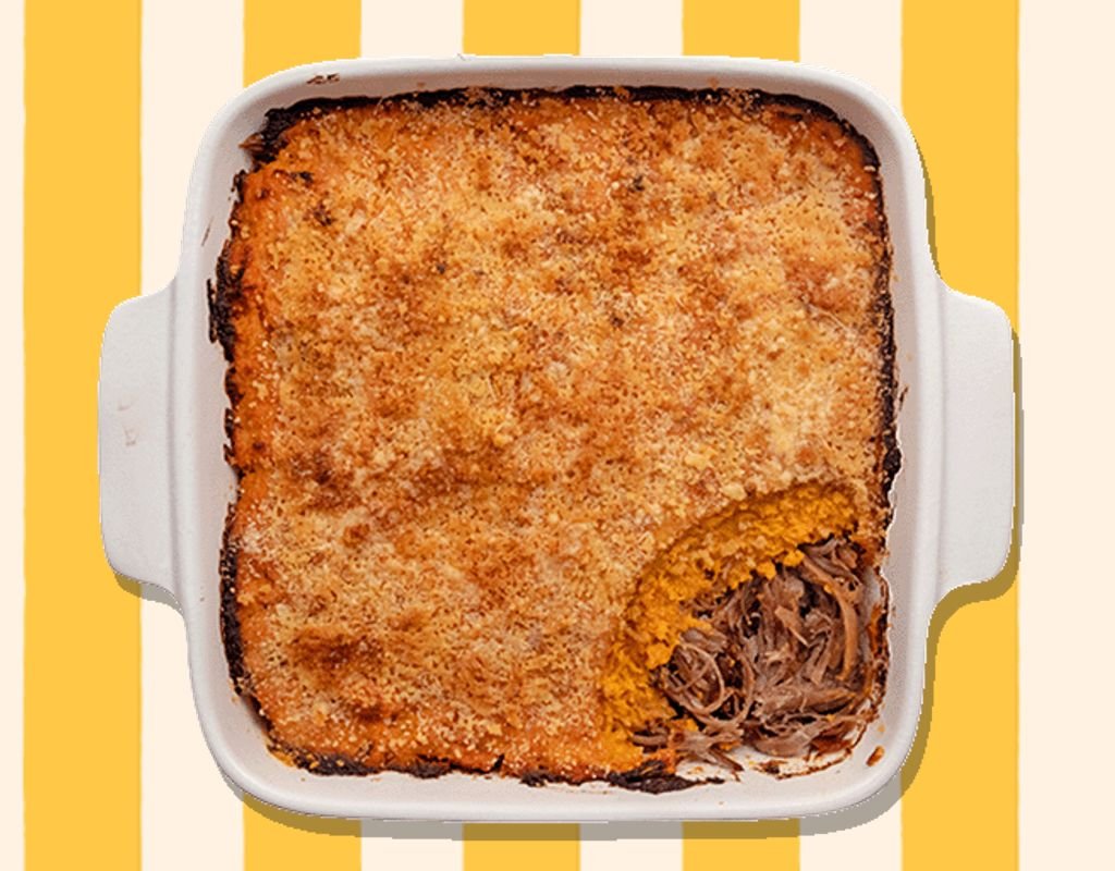 Parmentier de canard et patates douces