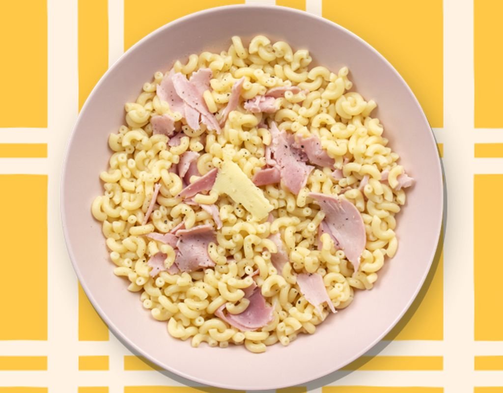 Coquillettes au jambon